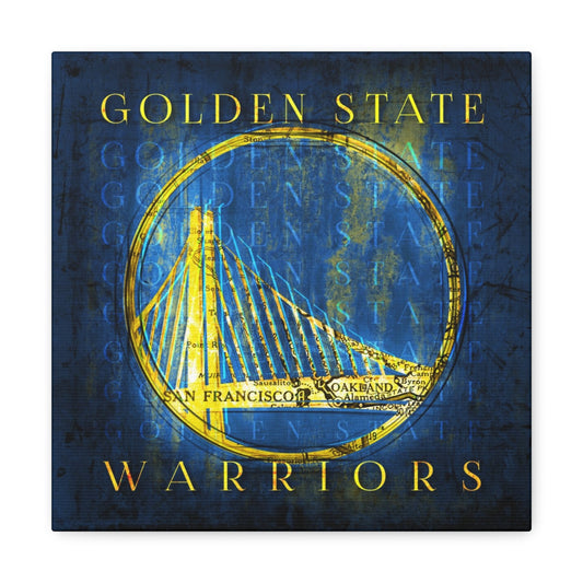 Golden State Warriors | San Francisco Canvas Map