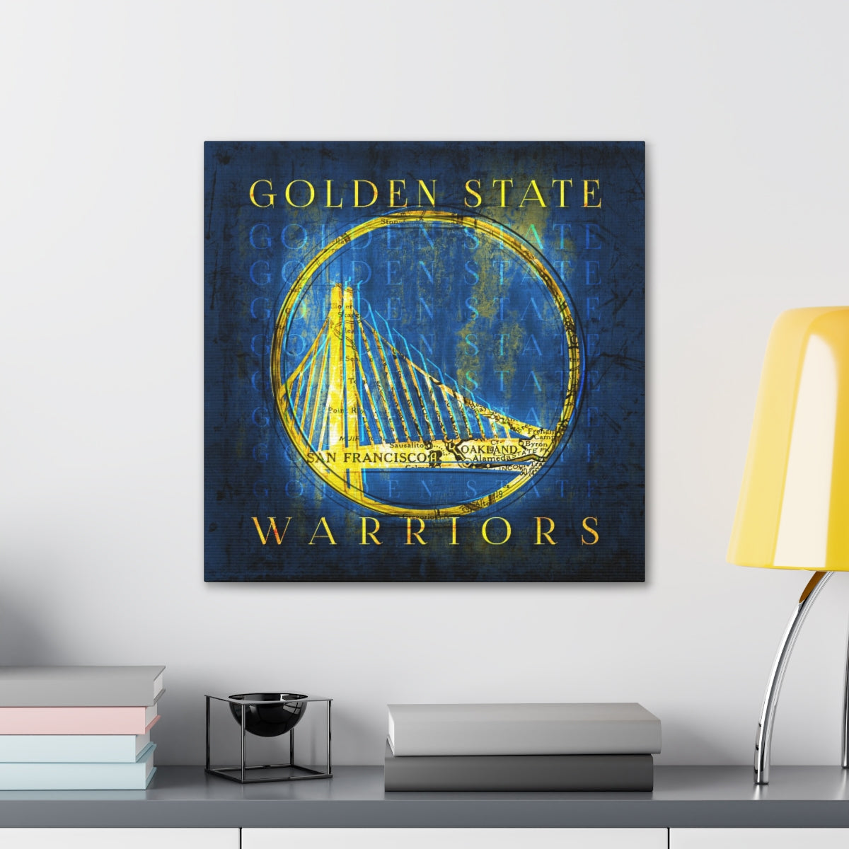Golden State Warriors | San Francisco Canvas Map