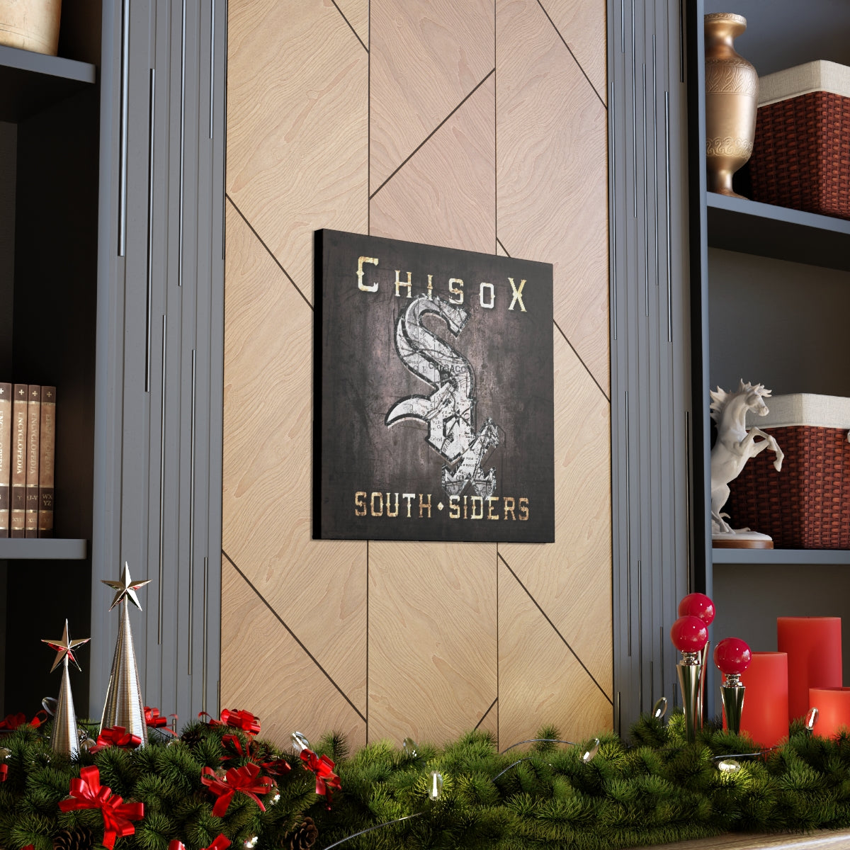 Chicago White Sox Vintage Canvas Map | South Siders